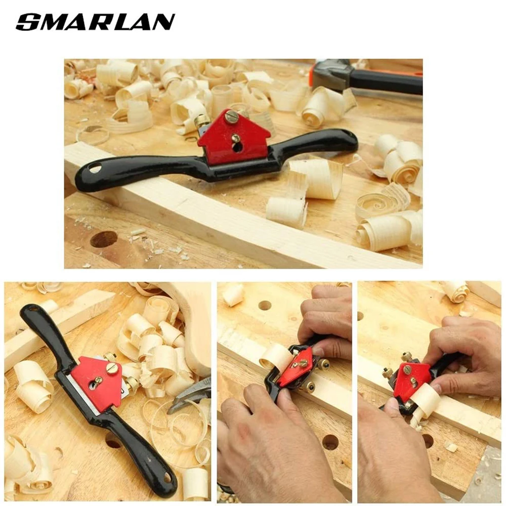 Pialla Manuale Regolabile Per Legno - Con 4 Lame Di Ricambio