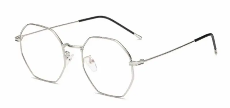 5 Новые повседневные ретро-очки для чтения художественные солнцезащитные очки унисекс полигон оправа для очков неправильные очки для чтения - Цвет оправы: 5