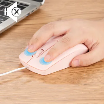 

USB Wired Mouse Gaming Mice Black Business Office Mouse New 1200DPI Sound And Silent Home Mouses For PC/Computer/Laptop Notebook
