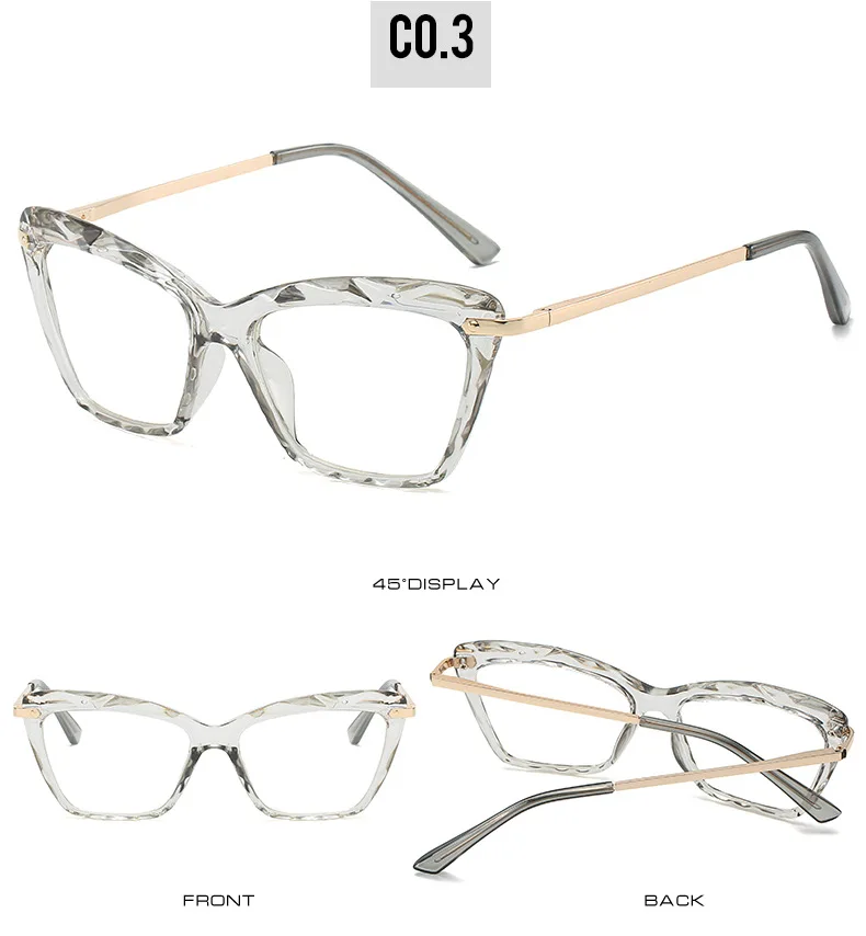 Модные женские солнцезащитные очки "кошачий глаз" в стиле ретро с Для женщин очки рамка Оптические очки с диоптриями Для мужчин Оправы для очков Oculos De Feminino
