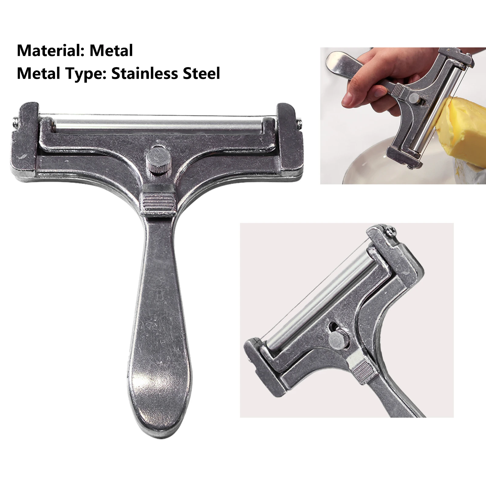 Cheese Slicer Grater Planer Aluminum Butter Nonstick Rallador Cutter Home Kitchen Tool Stainless Steel Wire Dicer Peeler Knife