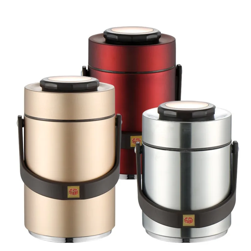1.5L Stainless Steel Insulated Food Jar - Vacuum Thermal Lunch Box, Keeps Meals Hot Or Cold