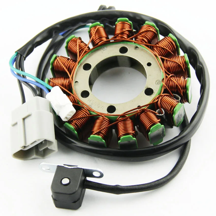 Мотоцикл магнитная катушка статора 18 полюсов 12V катушки для Suzuki 32101-33H00 LTZ400 Quadsport Z400 3210133H00