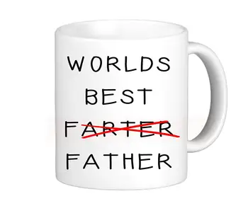 

World's Best Farter Father Novelty Funny Joke 11OZ Tea Coffee Gift Mug