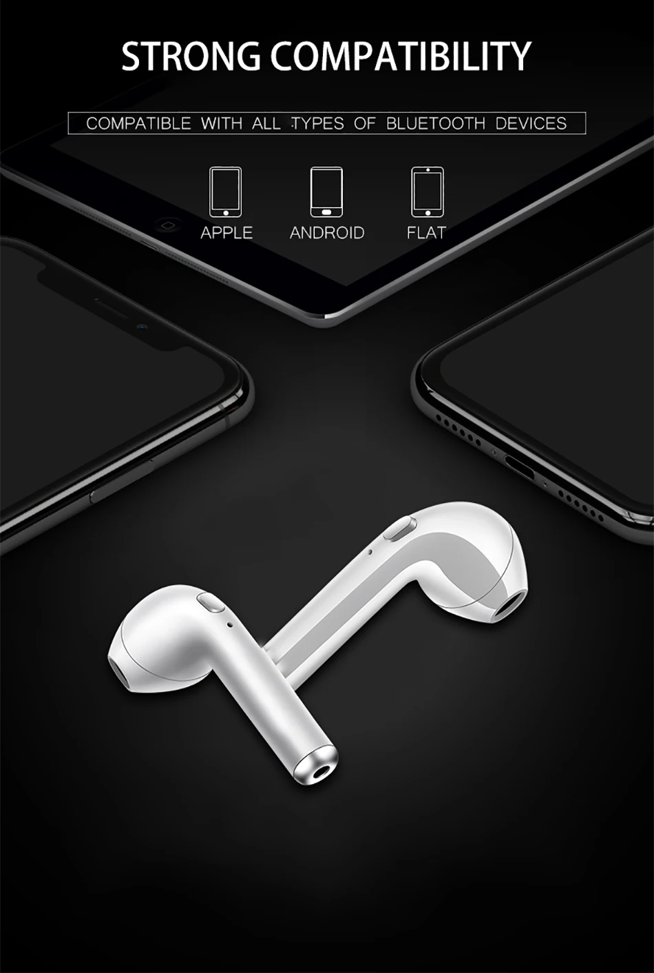 LIGE New TWS Mini headset 5.0 Bluetooth Earphones Stereo Bass Wireless Headset Earbuds with Mic for Phone xiaomi Samsung