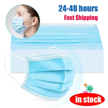 

100PCS Masks for Anti dust Health Masks Disposable Face Masks Elastic Ear Loop Anti-Dust Masks in Stock Mask unisex mask