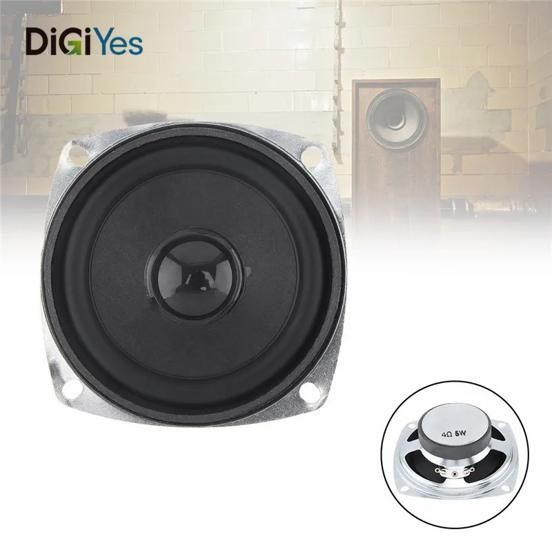 

3 Inch 5W Portable Tweeter Full Frequency Neodymium Speaker Rubber Car CD Amplifier Speaker DIY Speaker Unit