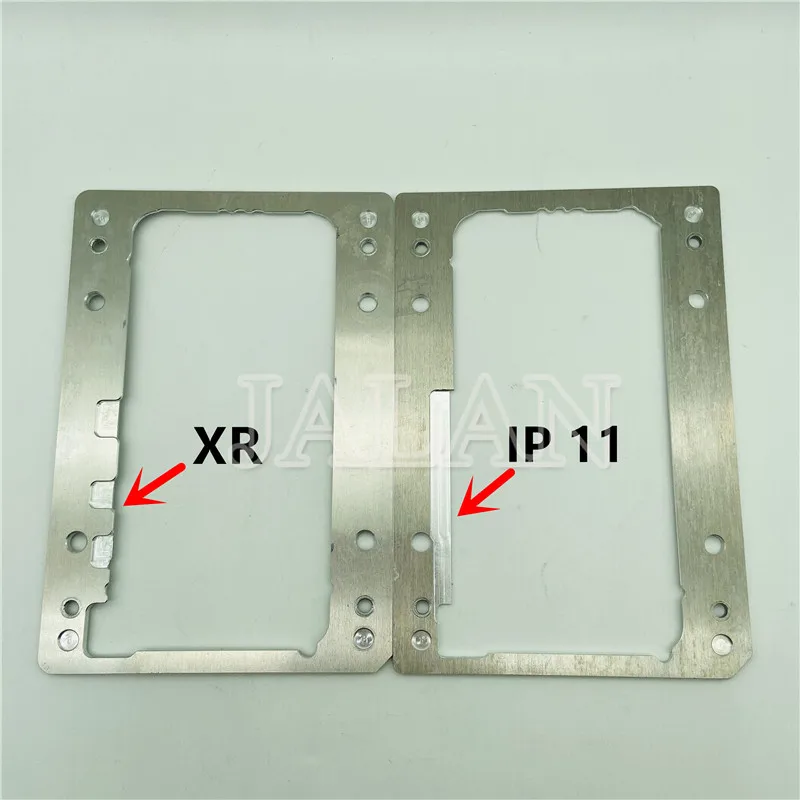 YMJ форма для ламинирования для iphone XR XS Max lcd стеклянная рамка OCA сенсорный экран форма для ламинирования с резиной для 11 5,8 6,1 6,5 дюйма