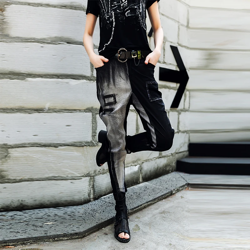 Hip Hop Style High Waist Boyfriend Jeans For Women Spring Autumn Fashion Streetwear Ankle Length Denim Harem Pants Jean Femme