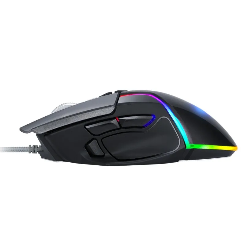 USB Проводная игровая клавиатура Мышь цветная(RGB), 7 цветов, “дышащими” световыми индикаторами дизайн Профессиональный макропрограммирование эргономичный PC компьютерная мышь
