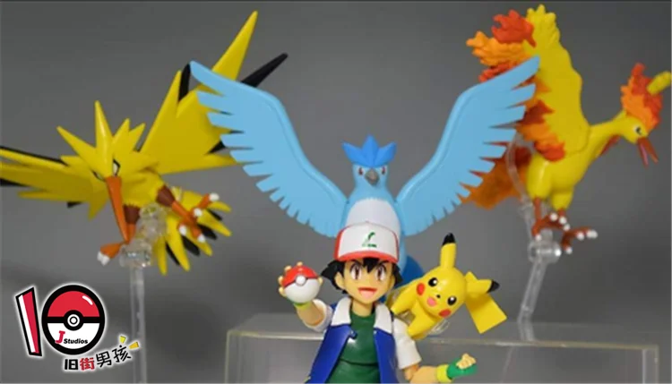 TAKARA TOMY Покемон Articuno Moltres Zapdos EHP аниме экшн и игрушки Фигурки Модель игрушки для детей