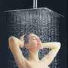 8/10/12 inch Round Square Stainless Steel Ultra-thin Showerhead Bath Rainfall Shower Head Chrome Finish Rain Shower for Bathroom ► Photo 2/6