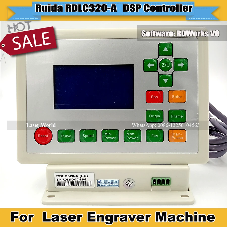 Ruida RDLC320-A Co2 лазерный DSP контроллер для лазерной гравировальная и режущая машина RD320 высокое качество