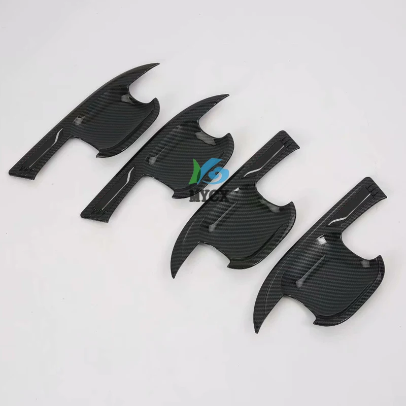 Подходит для Ford new Focus ABS углеродное волокно хромированная дверная ручка Чаша крышка чашки полость отделка Catch Garnish литье