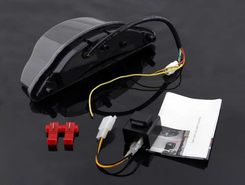 Areyourshop для Yamaha Warrior 2002-2008 2003 2004 светодиодный фонарь встроенными поворотными сигналами мотоцикл Запчасти освещение