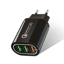 5А 2.1A USB зарядное устройство Быстрая зарядка 4,0 3 USB зарядное устройство для iPhone 8 X XS xiaomi samsung быстрая EU US настенная Зарядка адаптер для путешествий