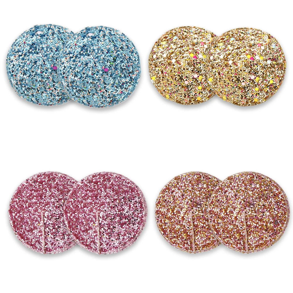 Women Sexy 1 Pair Sequins Nipple Cover Reusable Breast Wear Silicone Nipple Pasties Stickers Bra Pads Chest Stickers sexy 1 pair pasties stickers women tassel chain nipple covers self adhesive nipple cover reusable metal crystal breast pasties