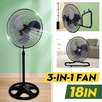 

Floor Fan Multifunctional Wall Mounted Table Fan Ventilator 3 Level Adjustable Household Air Cooler Conditioner Cooling Fans