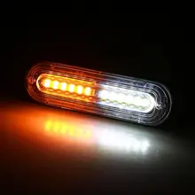 Ультратонкий автомобильный светильник s в сборе Янтарный 36 Вт светодиодный полицейский светильник s автомобильный Грузовик аварийный боковой стробоскоПредупреждение светильник