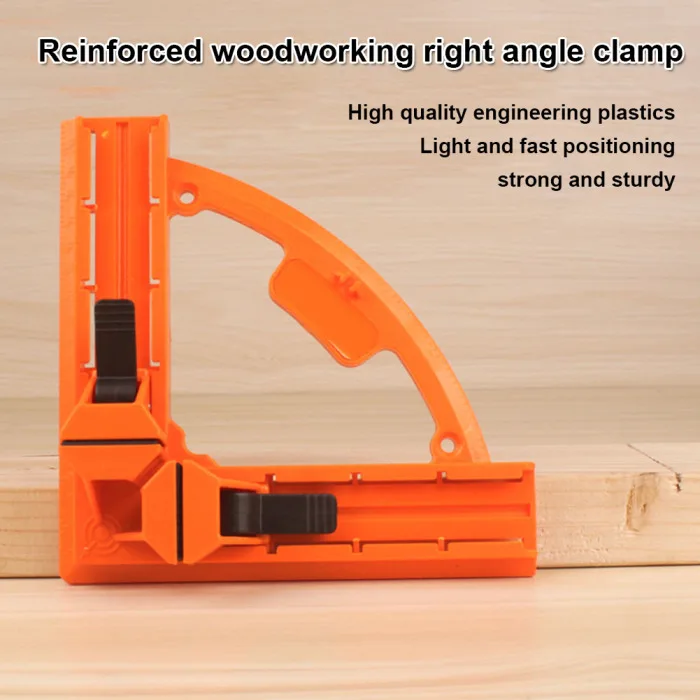 Woodworking Ruler 90 Degree Right Angle Picture Photo Frame Quick Corner Square Clamp Clip THIN889