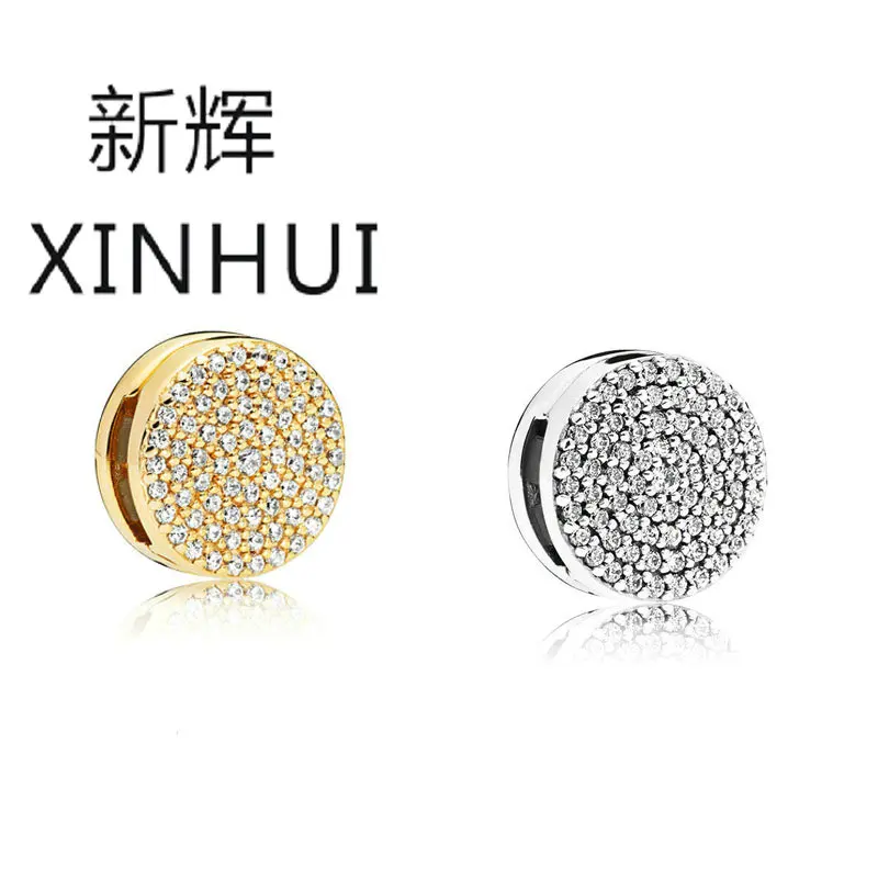 

XINHUI Fine Detail Genuine 925 Sterling Silver Dazzling elegant&CZ bead Match Rflexions Bracelet suit Party gift for women