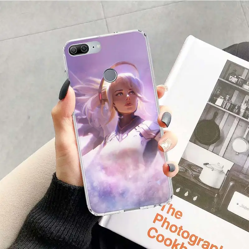 Overwatch милости чехол для huawei Honor 9 10 20 Lite рro 9X 8X 8A 8C фотоаппаратов моментальной печати 7S 7A 7C Y5 Y6 Y7 Y9 мягкий чехол для мобильного телефона чехол Coque - Цвет: TR235-3
