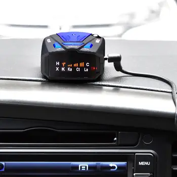 

16 Band Vehicle Radar Detector 360 Degrees Speed Detector Voice Prompts Early Warning Stationary and Mobile Speed Detectors