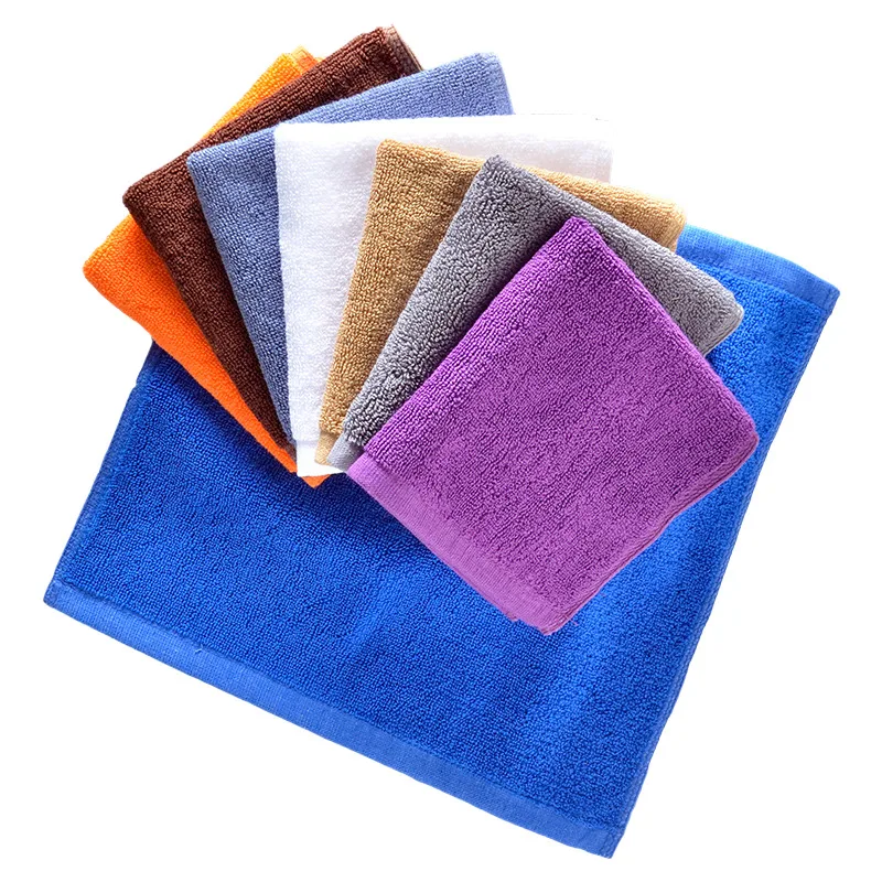AHSNME 10pcs Small Towel 100% Cotton Children's Hand Washing Towels Kindergarten Kitchen Towel Customized Towel 3