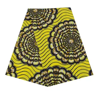 

Ankara African Printing Veritable Wax Fabric 100% Cotton 2020 New Sewing Material for Women Dress Nigerian Real Wax Print Fabric