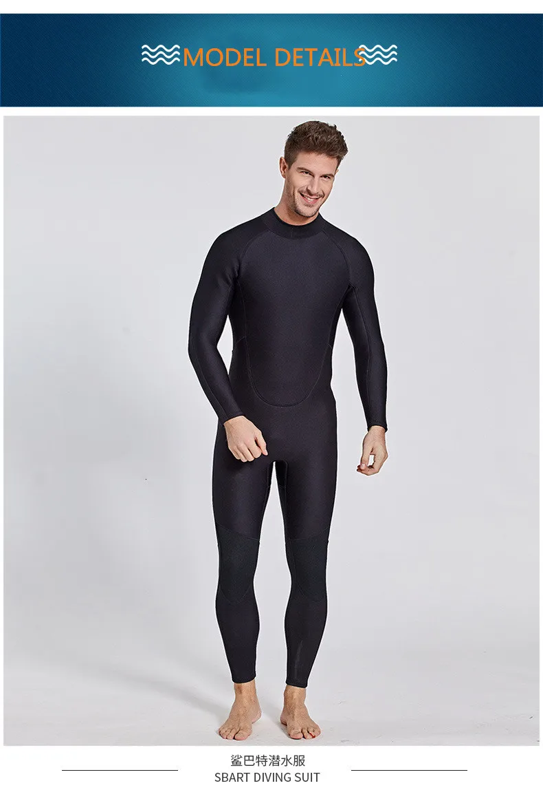 KOMAY 2MM diving suit thick warm long-sleeved one-piece swimsuit cold-proof scratch-proof thorn surfing couple diving suit