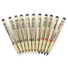 1 шт. Neelde мягкая кисть Ручка для рисования Лот эскиз пигма Микрон ручка 005 01 02 03 04 05 08 1,0 кисть художественные школьные маркеры художественные принадлежности