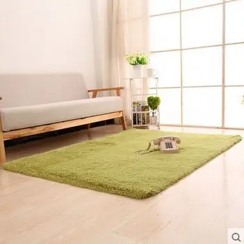 

Soft Carpet Solid Color Short Hair Fleece Rug Home Textiles Sofa Bedroom Living Room Area Decor Door Plush Anti-slip Mat