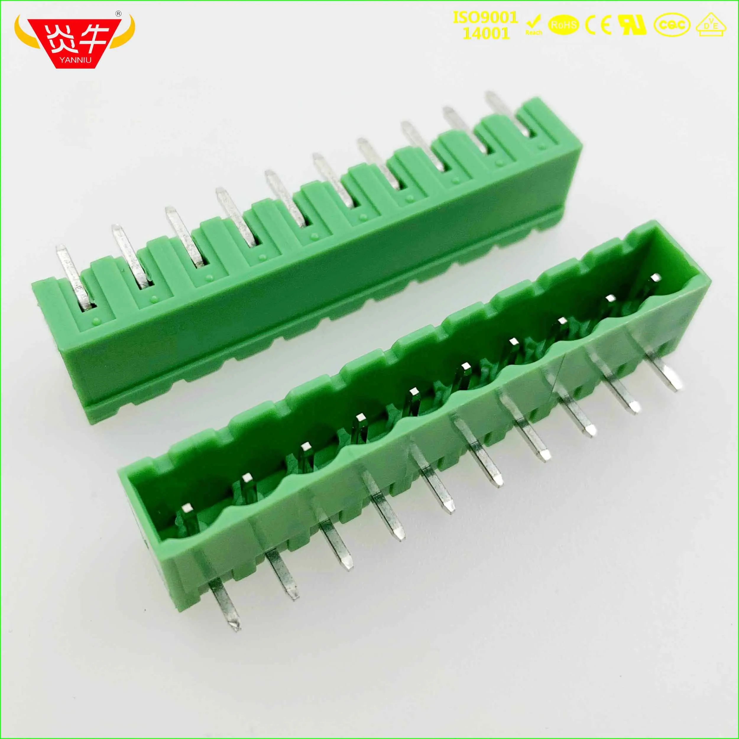 KF2EDGRC 5,0 2P~ 12P разъем PCB вставной TEMINAL блок 2EDGRC 5,0 мм 2PIN~ 12PIN MSTBA 2,5G 1757475 PHOENIX контакт DEGSON - Цвет: 2EDGRC-5.0-10P