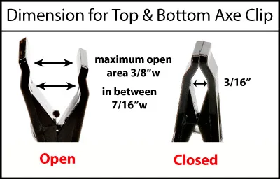 plastic signage clips