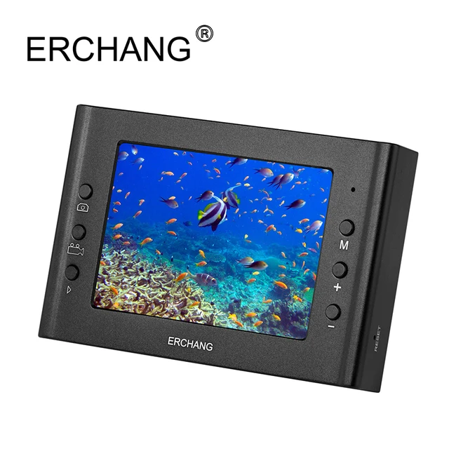 $US $57.63  Erchang 15M Cable Camera Fish Finder Infrared LED 3.5''Monitor HD 1000TVL Underwater Camera For Ice