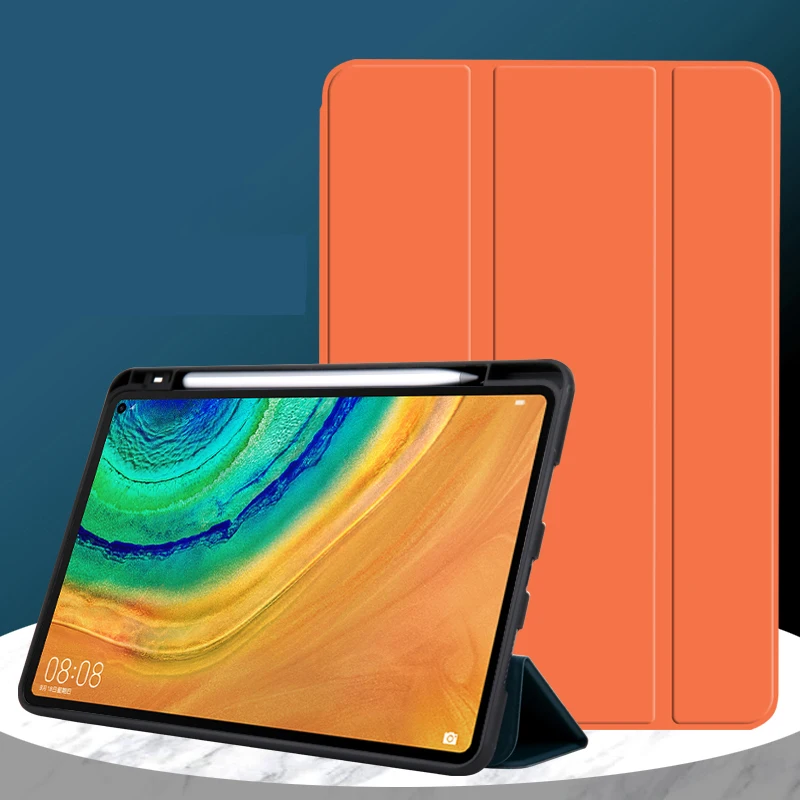 Чехол для Huawei Honor V6 10 4 KRJ W09 с держателем ручки Магнитный чехол подставка Matepad BAH3