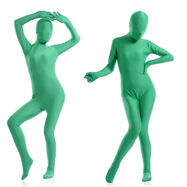 Full Body Suit, Halloween Costumes for Adults, Green Full Bodysuit, Zentai  Unisex Greenman Body Suit, Unisex Adult Men Women Full Bodysuit, Green Skin
