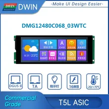 

DWIN 6.8 Inch IPS TFT LCD Module, UART Intelligent Display Touch Screen connect Arduino, HMI Smart Home DMG12480C068_03W