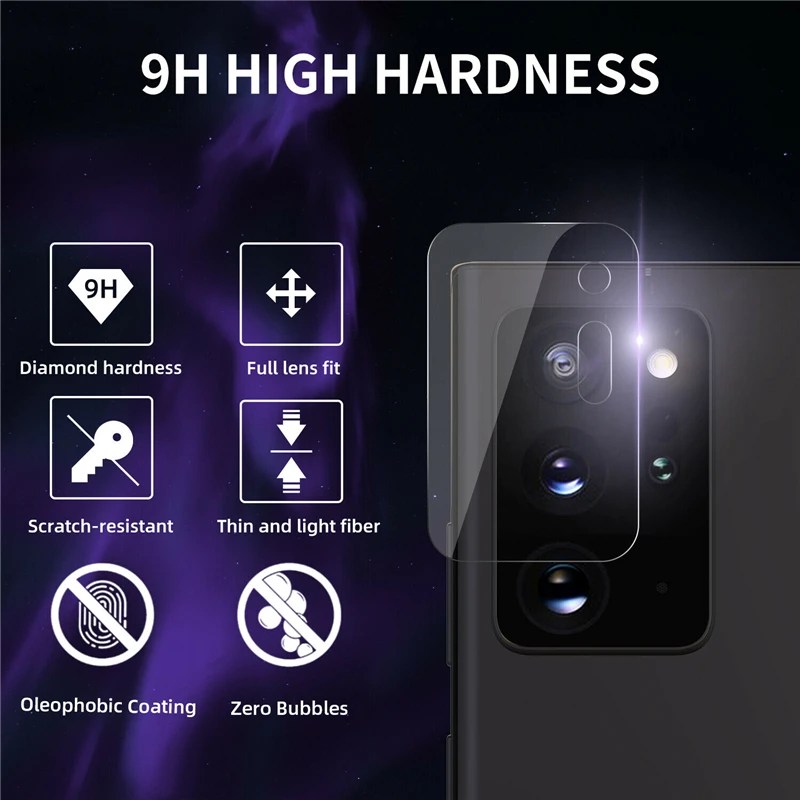 3pcs Back Camera Lens Tempered Glass for Samsung Galaxy Note 20 Ultra/ S10 S20 Ultra Plus Glass Camera Glass Screen Protector