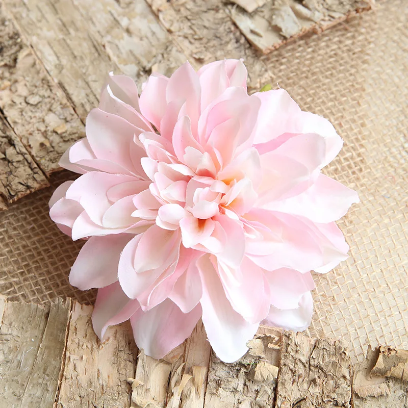 High-end Artificial Silk Flower Dahlia for wedding party home decoration