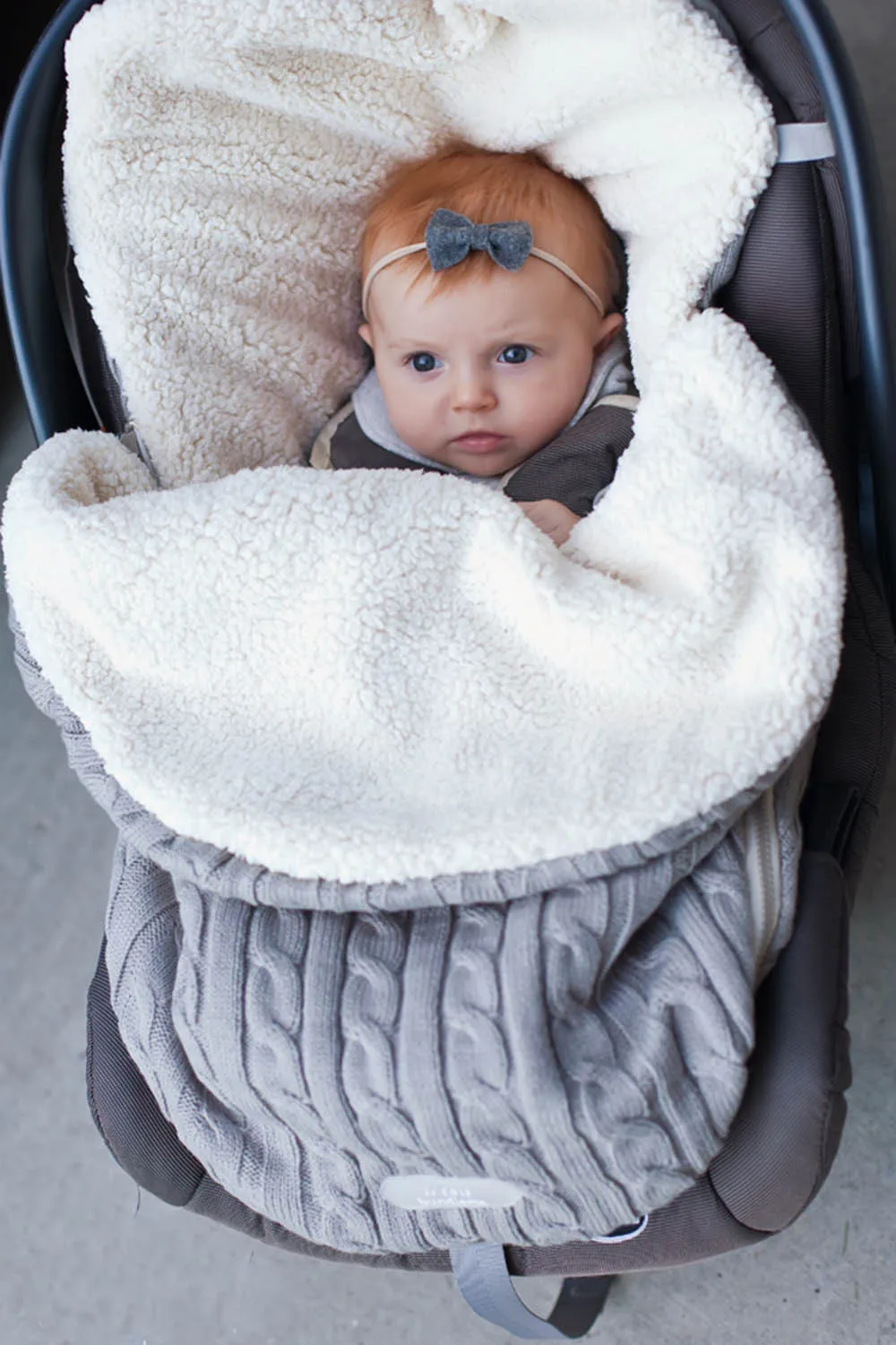 Детский зимний хлопковый спальный конверт, детский спальный мешок, чехол для коляски, вязаные спальные мешки для новорожденных детей, вязаное одеяло