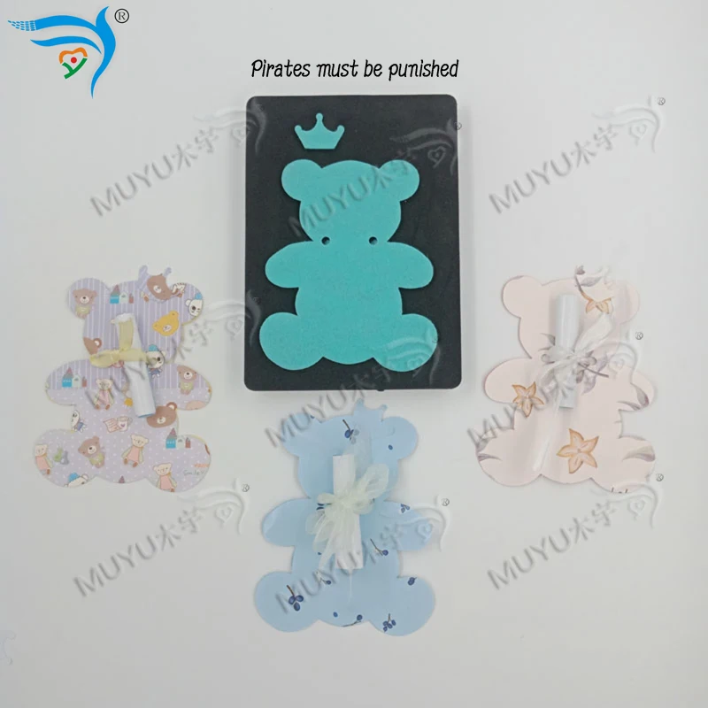 Baby bear card Wooden die cutting scrapbook die LY133