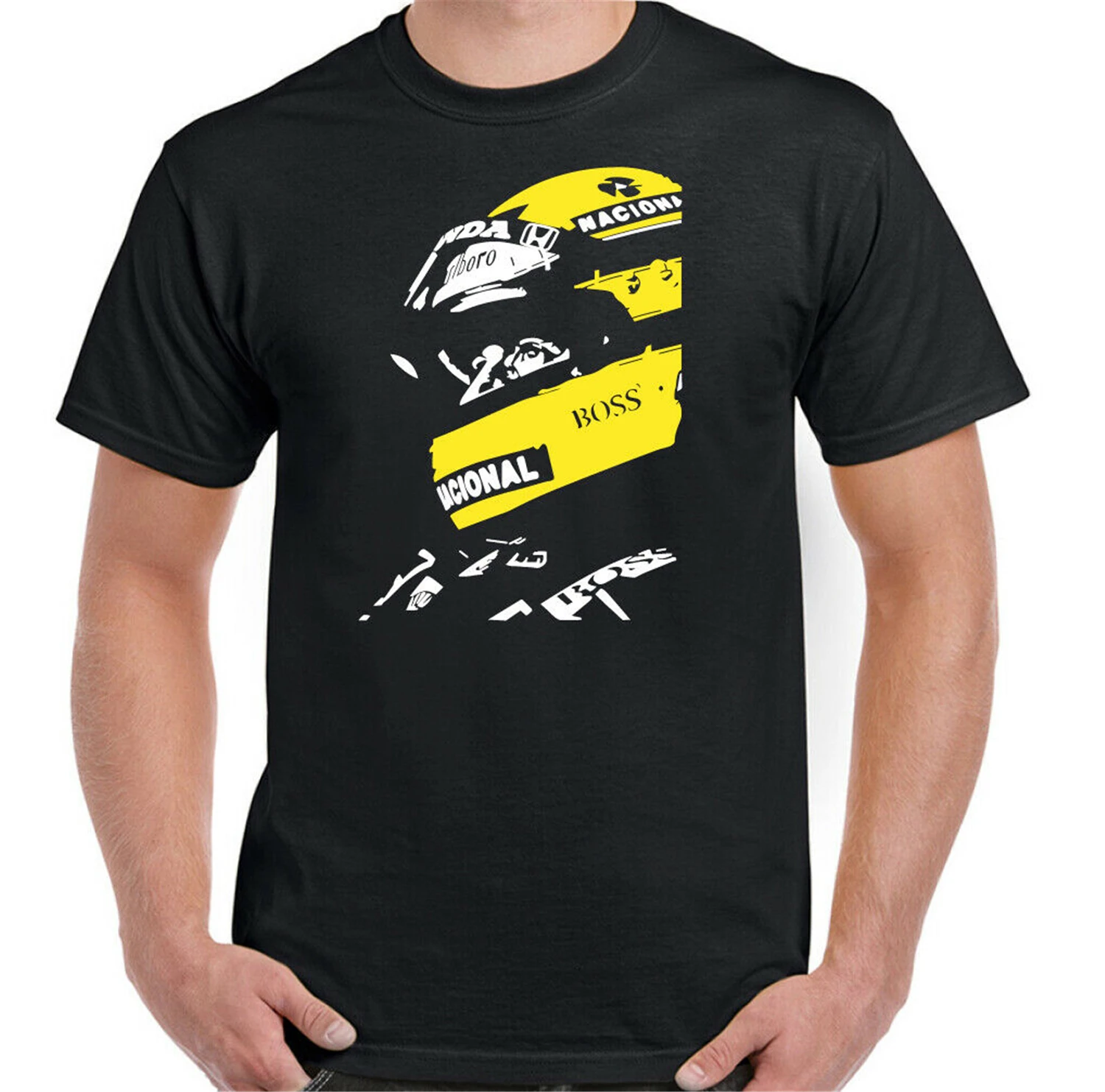 AYRTON SENNA Мужская футболка F1 формула 1 унисекс бразильская Легенда для мотоспорта
