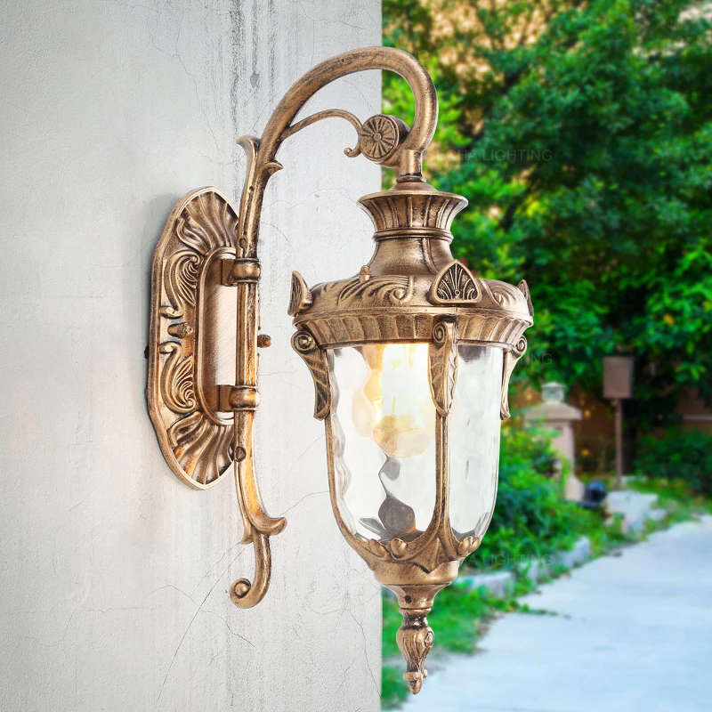 Vintage outdoor wall lights waterproof for garden gate wall lamp led exterior light industrial balcony facade wall sconce lights