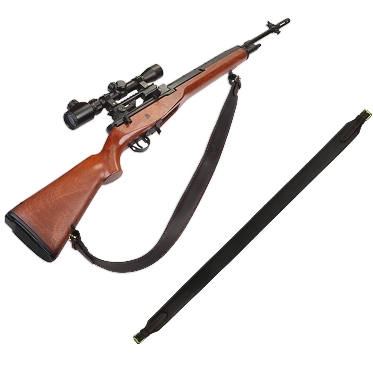 Hornady TOURBON Vintage Canvas Rifle Sling Padded Non-slip Adjustable Hunting Gun Strap 