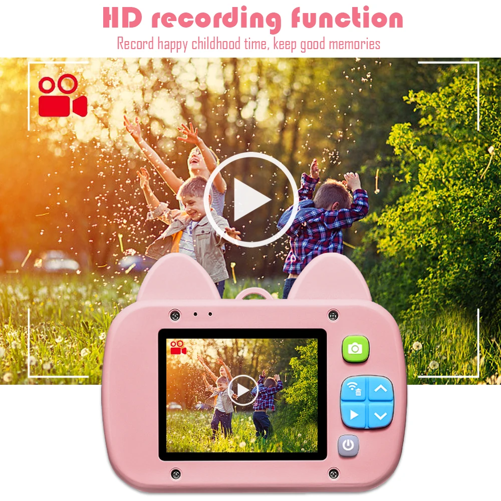 TISHRIC умный детский фотоаппарат 1200 Вт пикселей 2,0 HD экран 1080P Детская цифровая камера s поддержка Wi-Fi TF карта детский видеорегистратор