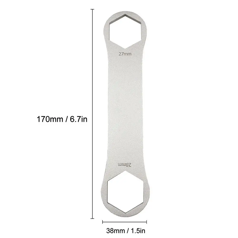 Description Picture 5 of itemProfessional Bicycle Suspension Fork Wrench 8T 12T Bike Repair Tool 24/26/27/28/30/32mm MTB Road Bike Spanner Repair Wrench
