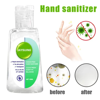 

[instocks]30ml Rinse-Free Hand Cleaning Portable Hand Gel Sanitizer Instant Hand for Home Outdoor Hand Soaps Effective 99.9%