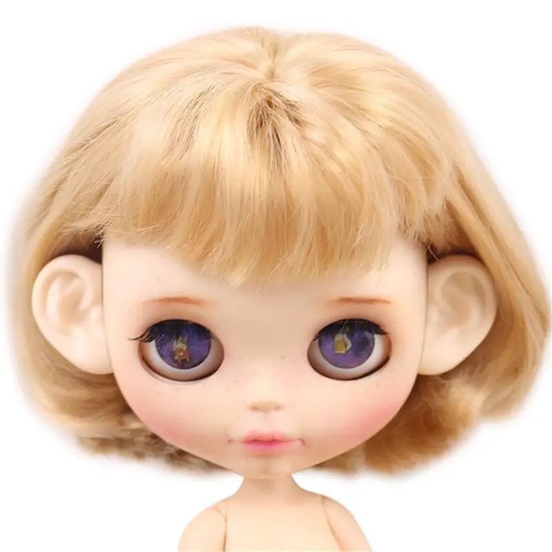 Blyth кукла ледяная игрушка уши игрушка белый натуральный загар темная и супер черная кожа, только уши без куклы
