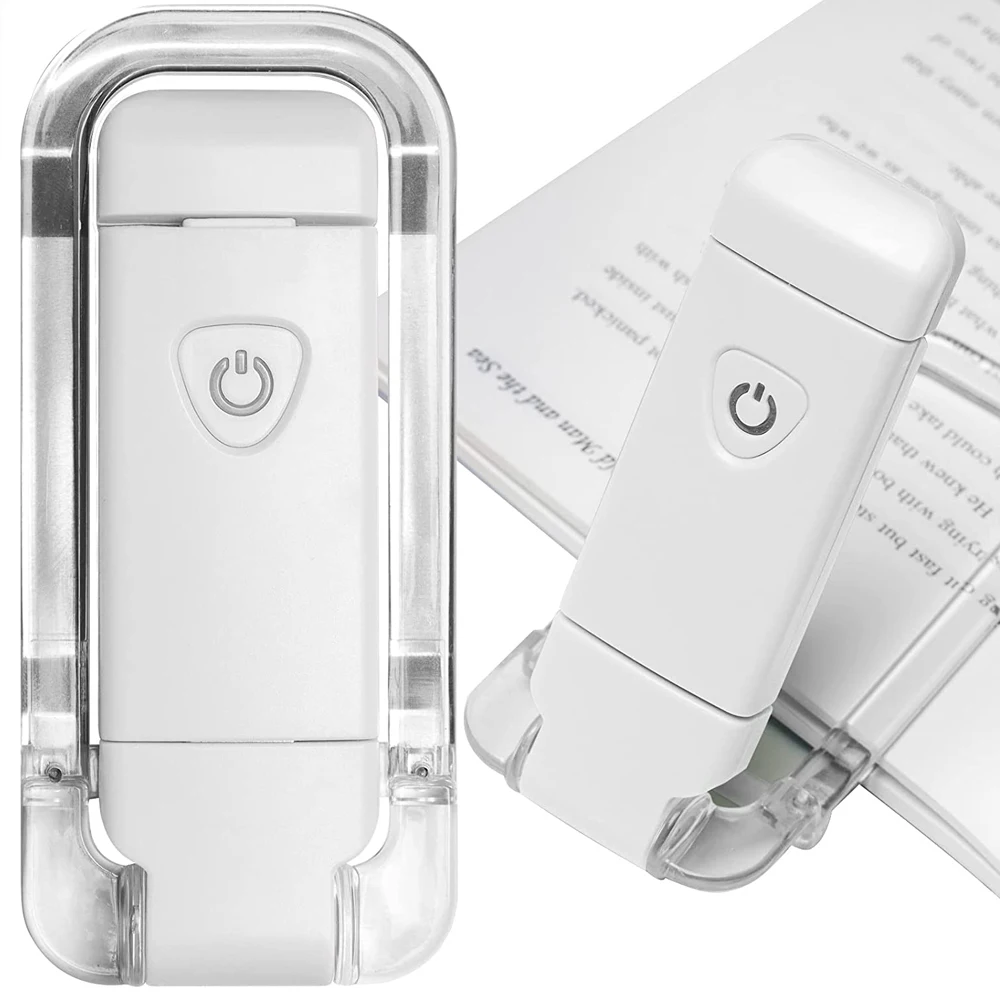 Lampada Da Lettura LED Ricaricabile | 16 LED, 3 Modalit&agrave;, Luminosit&agrave; Regolabile | Con Clip